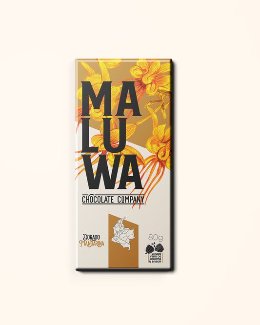Maluwa Dorado Mandarina chocolate from Santander